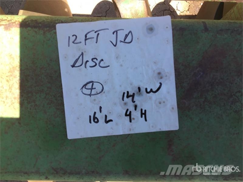 John Deere 12 ft Double Disc Kmetijstvo - drugo