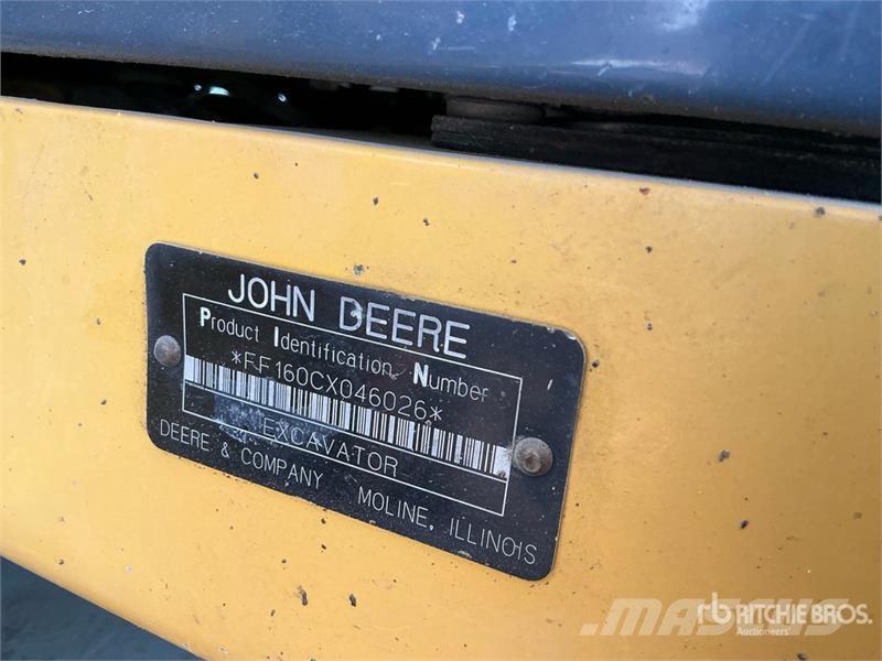 John Deere 160C Tracked Excavator Gravemaskiner på larvebånd