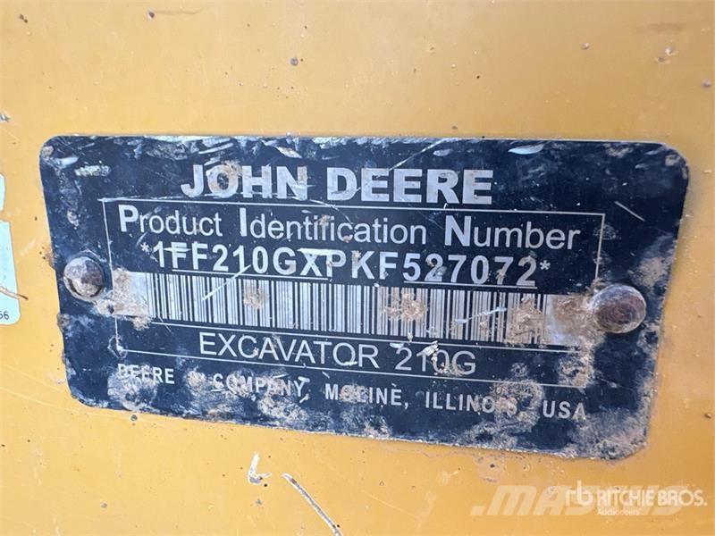 John Deere 210G LC Tracked Excavator Paletli ekskavatörler