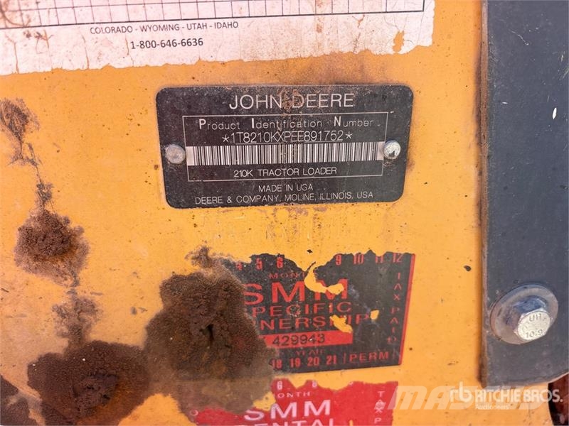 John Deere 210K Radlader