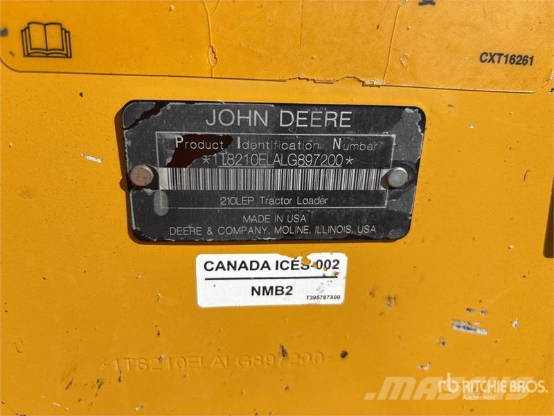 John Deere 210L EP 4x4 Landscape Loader Gumikerekes homlokrakodók