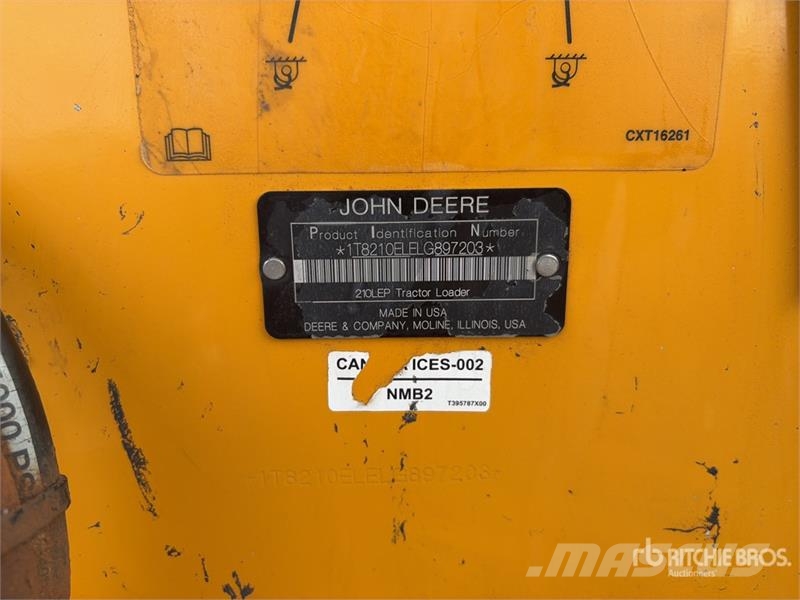 John Deere 210L EP 4x4 Landscape Loader Kolesni nakladalci