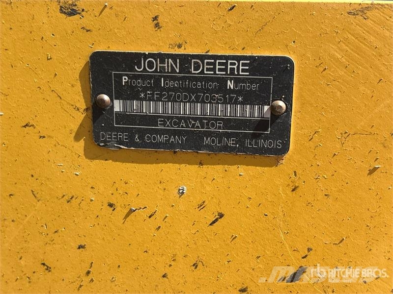 John Deere 270 D Long Reach Tracked Excavator حفارات زحافة