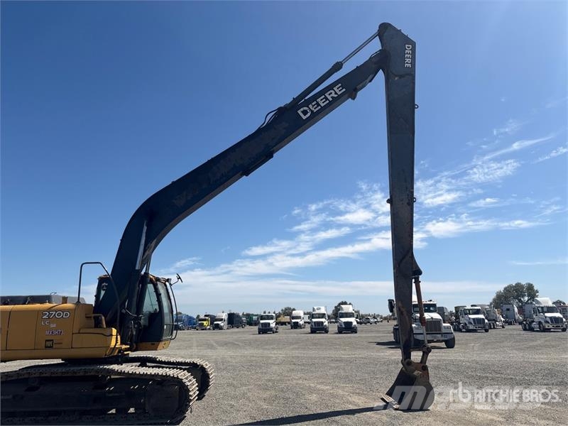 John Deere 270 D Long Reach Tracked Excavator حفارات زحافة