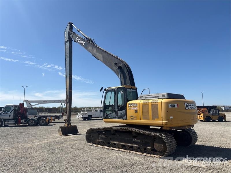 John Deere 270 D Long Reach Tracked Excavator حفارات زحافة