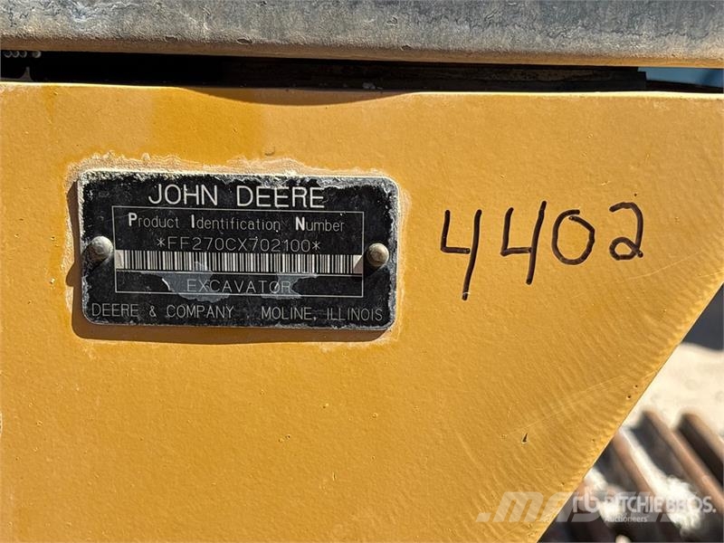 John Deere 270C LC Tracked Excavator Excavatoare pe șenile
