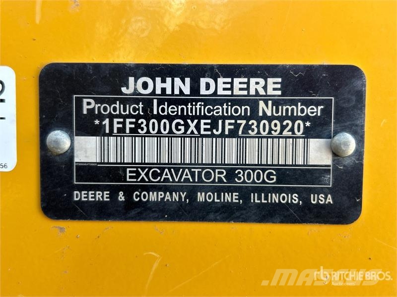 John Deere 300G LC Tracked Excavator Bageri gusjeničari