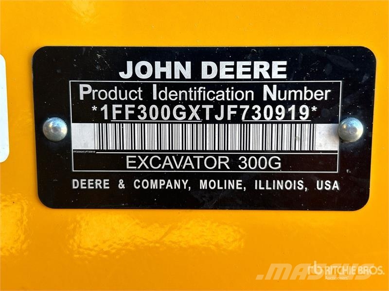 John Deere 300G LC Tracked Excavator Bageri gusjeničari