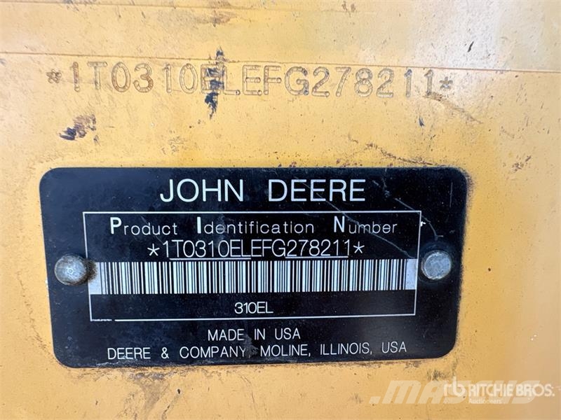 John Deere 310L EP لوادر ذات جرافات عكسية