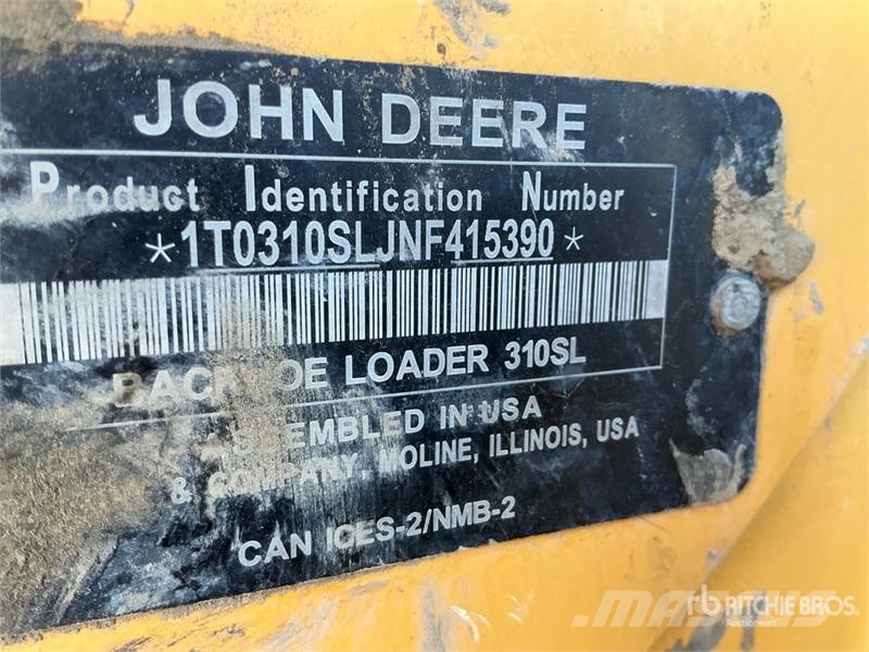 John Deere 310SL Baggerlader