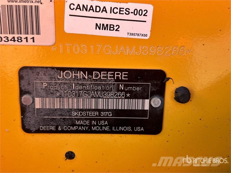 John Deere 317G Lietoti riteņu kompaktiekrāvēji