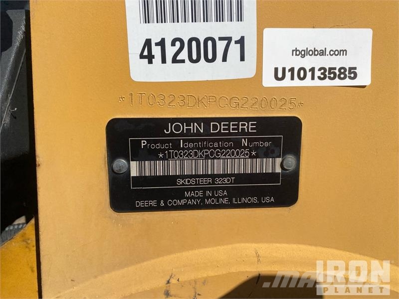 John Deere 323D Skid steer mini utovarivači
