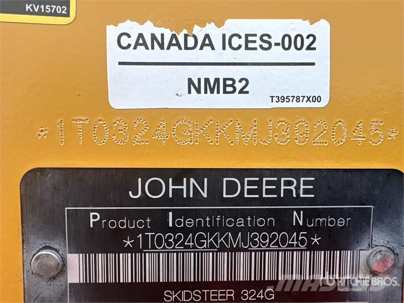John Deere 324G Skid Steer Loader Skid steer loderler