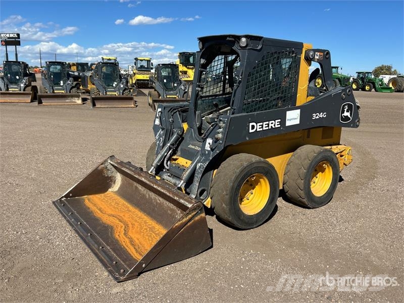 John Deere 324G Two-Speed Skid Steer Loader Minicargadoras
