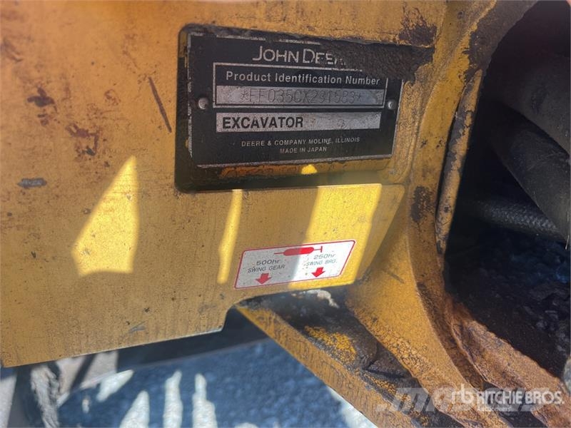 John Deere 35C Minigrävare < 7t
