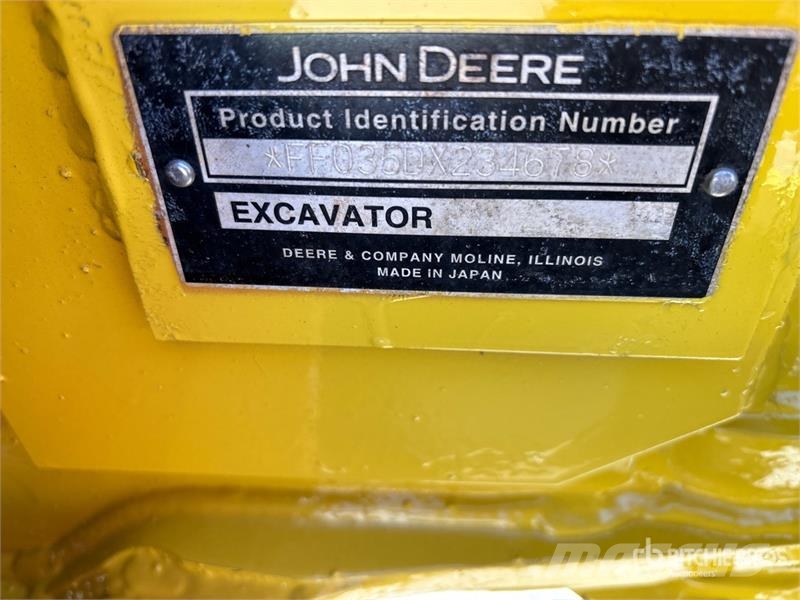 John Deere 35D Mini kotrók < 7t