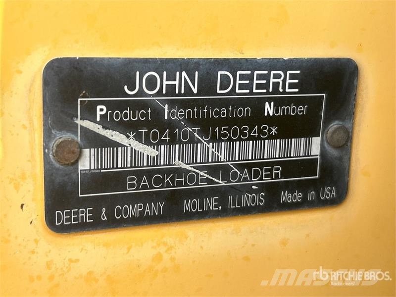 John Deere 410J Rýpadlo-nakladače