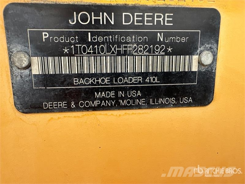 John Deere 410L Retrocargadoras