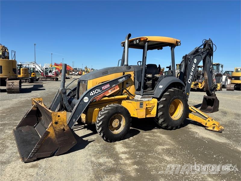 John Deere 410L لوادر ذات جرافات عكسية