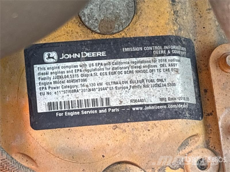 John Deere 410L لوادر ذات جرافات عكسية