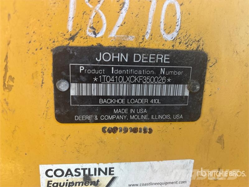 John Deere 410L Ekskavatoriniai krautuvai