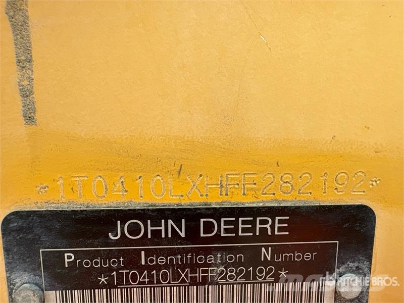 John Deere 410L Retrocargadoras