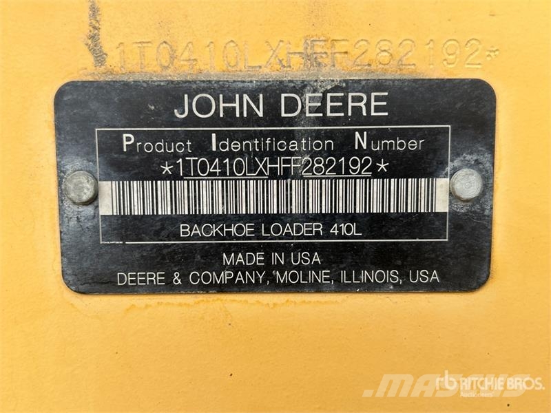 John Deere 410L Tractopelle
