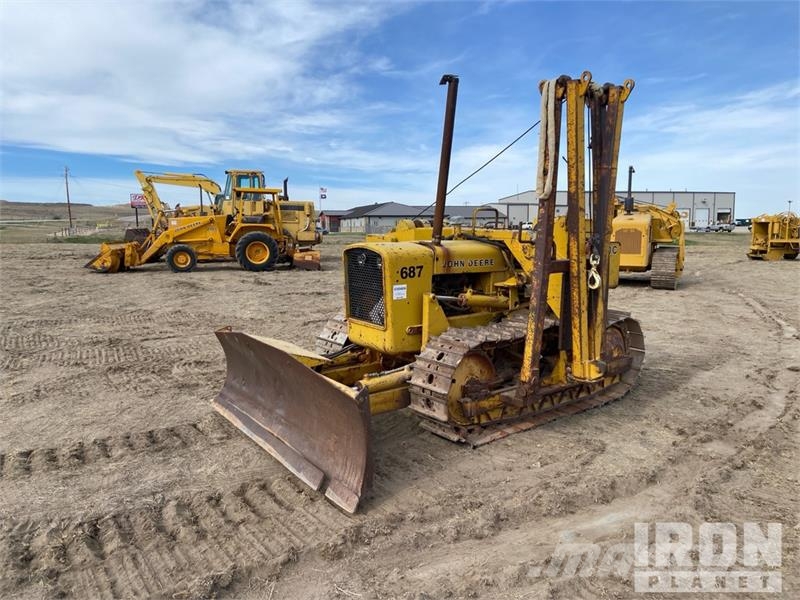John Deere 450C Combination Pipelayer w/ Midwestern Conversio Pijpenleggers