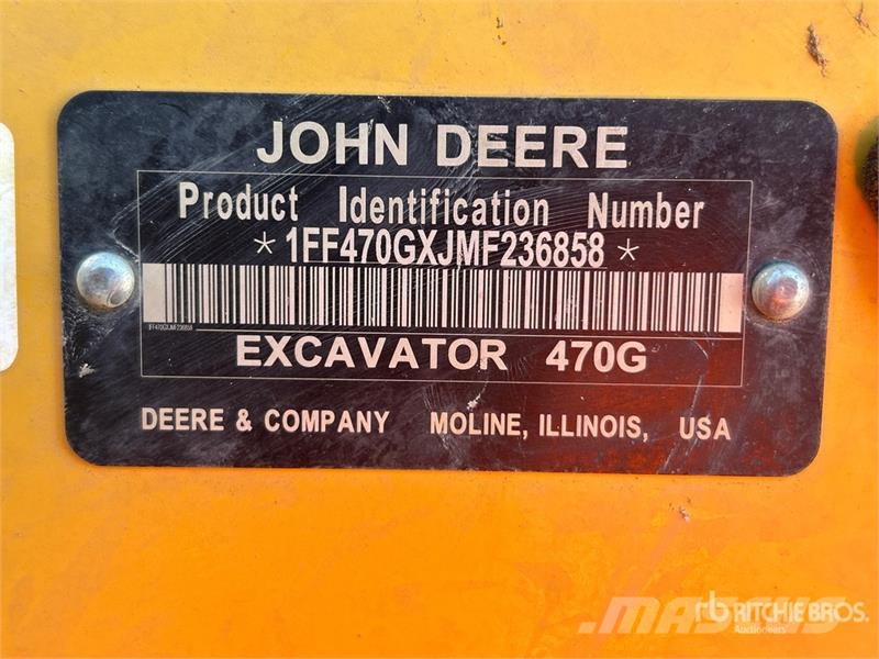 John Deere 470G LC Tracked Excavator Raupenbagger
