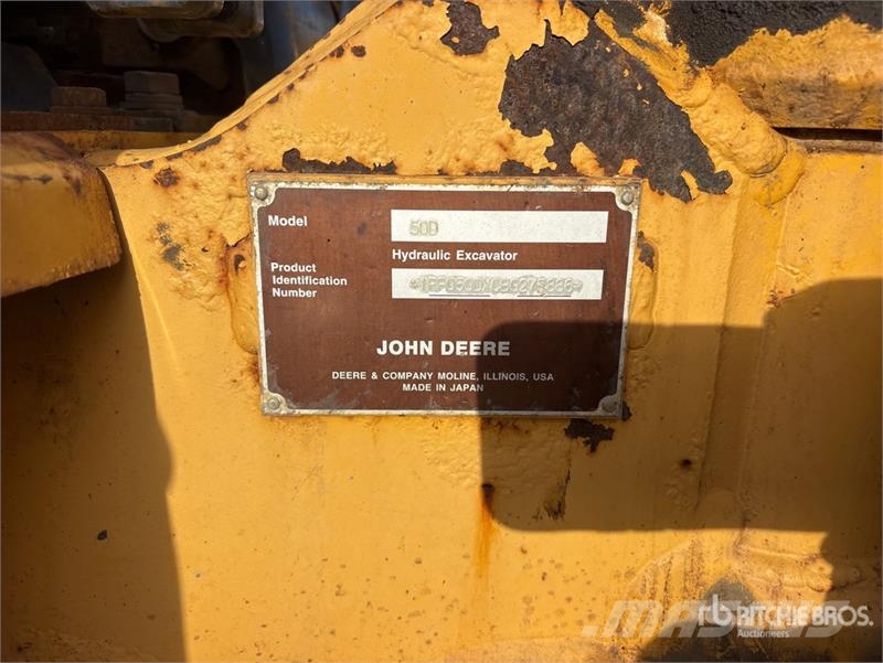 John Deere 50D Mini ekskavatori < 7 t