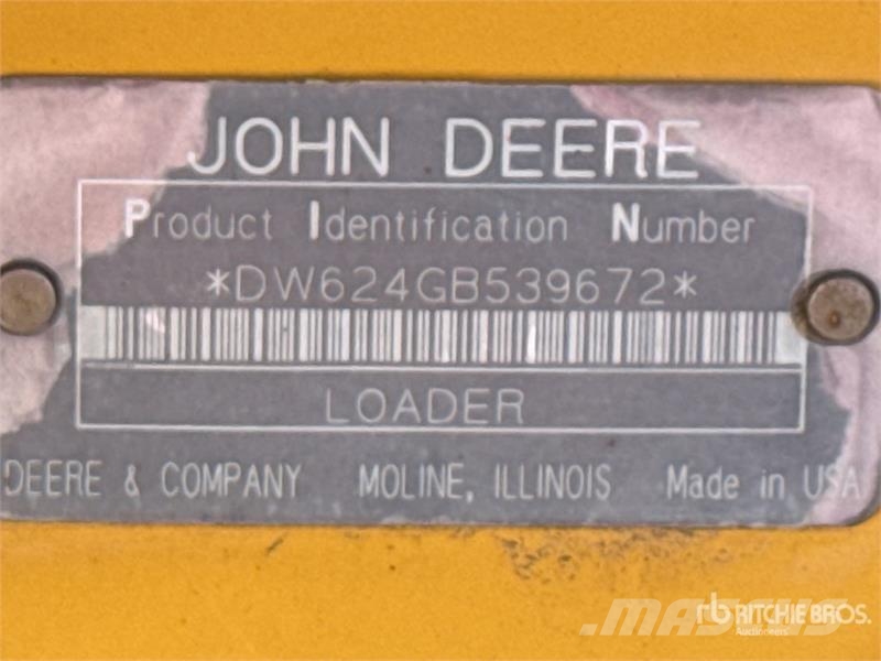 John Deere 624G Wheel Loader Kolesni nakladalci