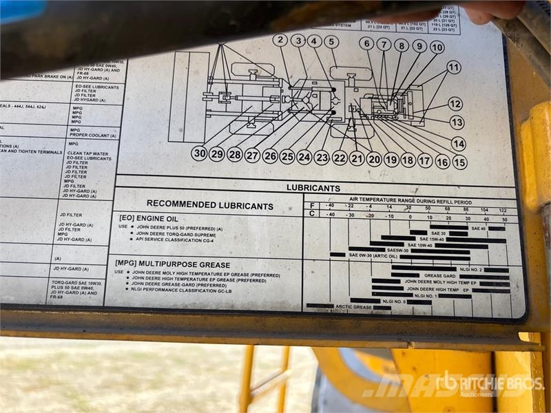 John Deere 624J Wheel Loader Pale gommate