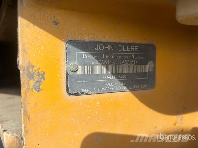 John Deere 644K Wheel Loader لوادر بعجل