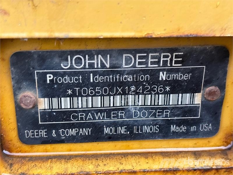 John Deere 650J Crawler Dozer Paletli dozerler