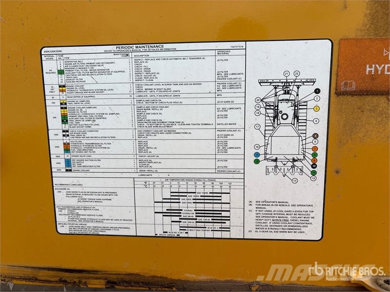 John Deere 650K K2 LGP Crawler Dozer Bulldozer på larvebånd