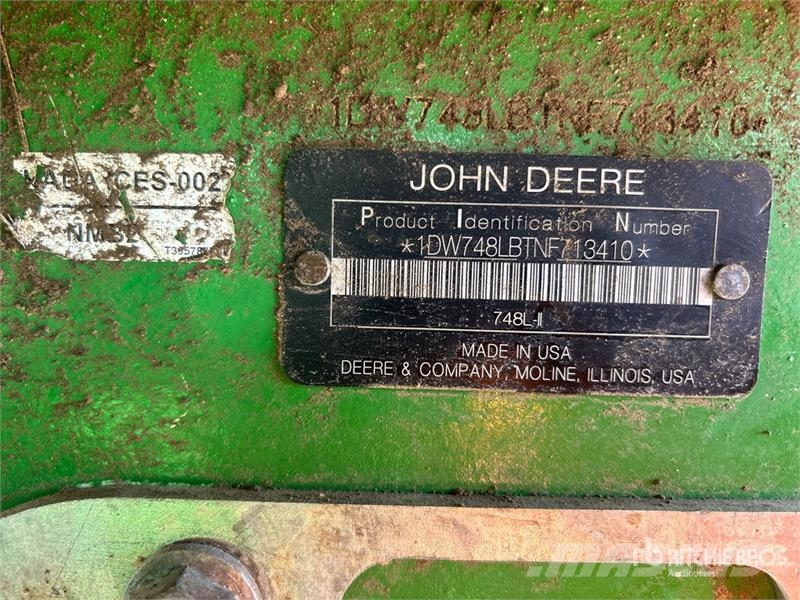 John Deere 748L-II 4x4 Skidder Трельовочні трактора