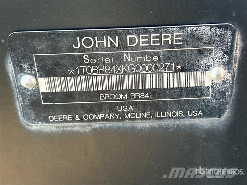 John Deere 84 in Skid Steer Sweeper Ψήκτρες