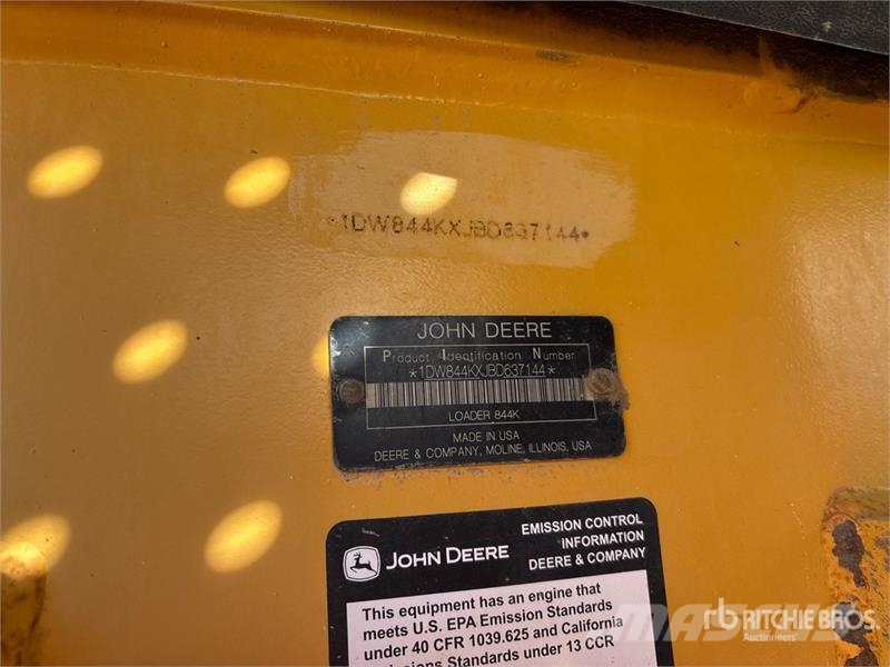 John Deere 844K Wheel Loader Iekrāvēji uz riteņiem