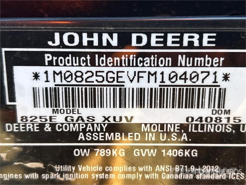 John Deere Gator 825i Utility machines