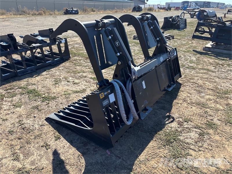 John Deere GR84B 84 in Skeleton Skid Steer Grapple Bucket Gripar