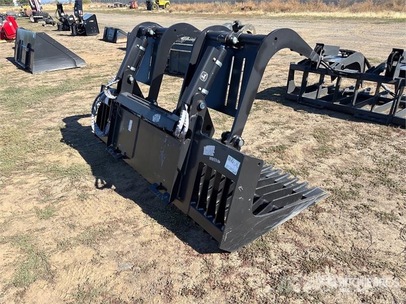 John Deere GR84B 84 in Skeleton Skid Steer Grapple Bucket Gripar