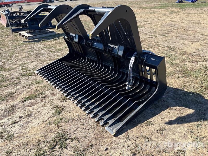 John Deere GR84B 84 in Skeleton Skid Steer Grapple Bucket Gripar