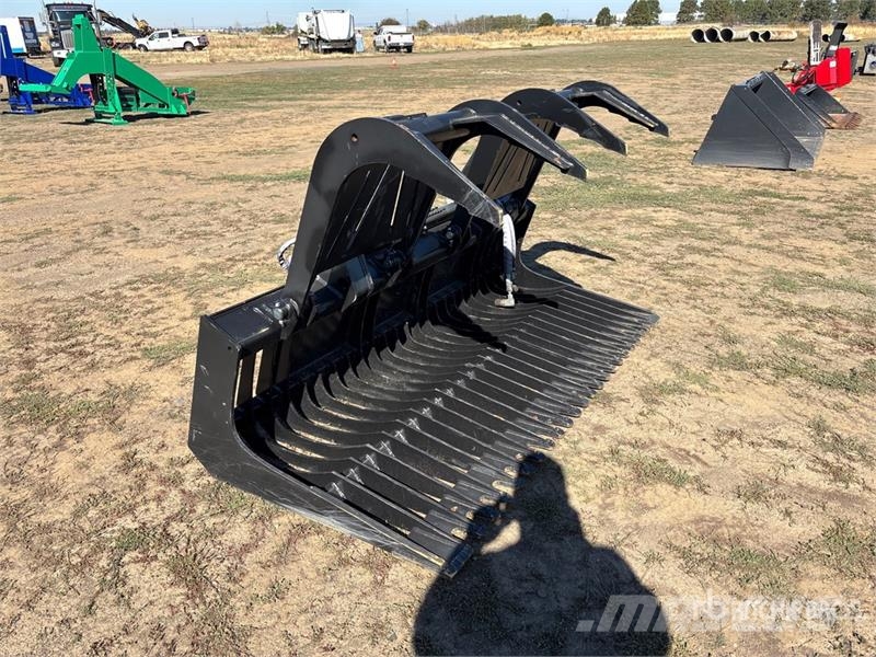 John Deere GR84B 84 in Skeleton Skid Steer Grapple Bucket Gripar