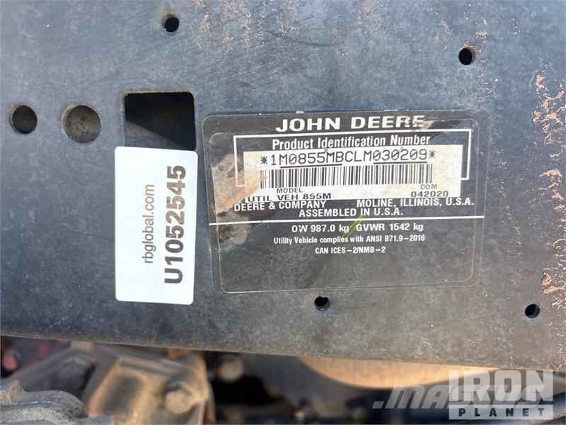 John Deere XUV855MS4 4x4 Utility Vehicle Arbeitsfahrzeuge