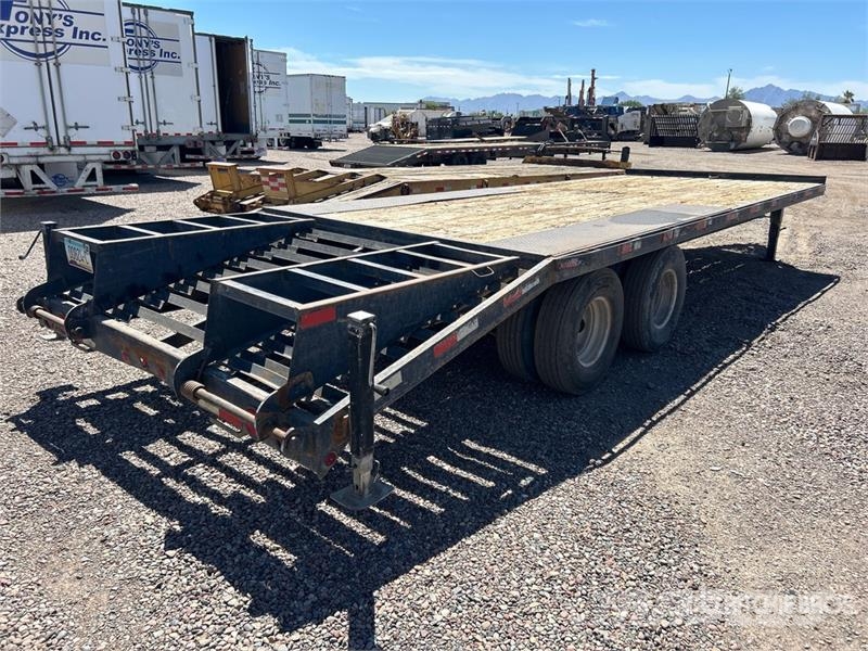  John Kerr Manufacturing 25 ft T/A Equipment Traile Vehicle transport trailers