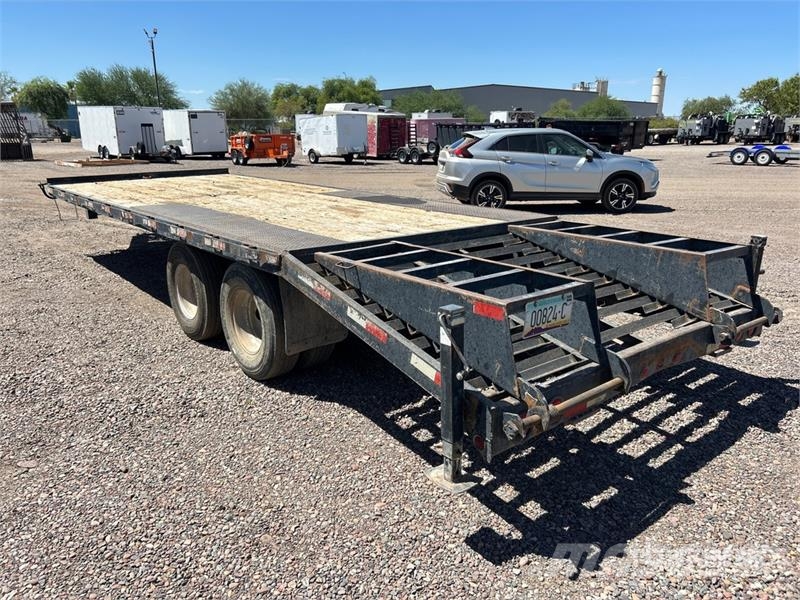  John Kerr Manufacturing 25 ft T/A Equipment Traile Vehicle transport trailers