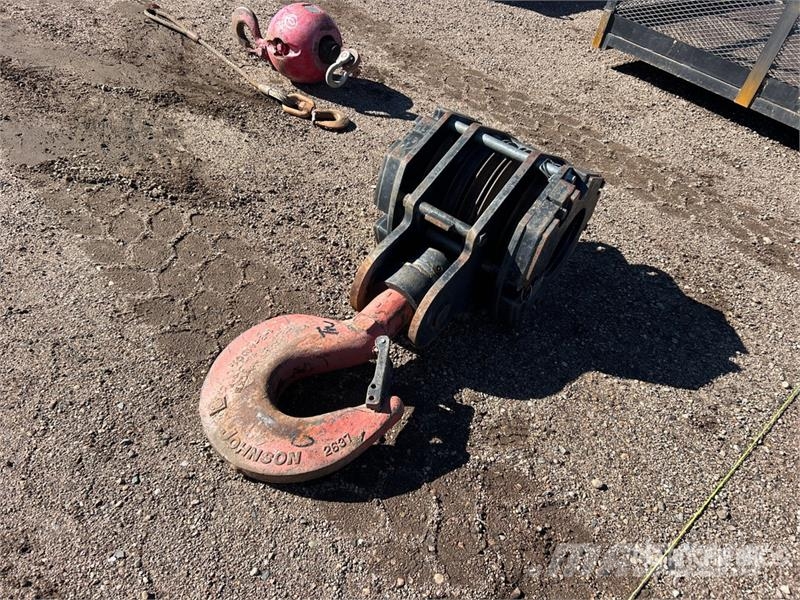 Johnson 0RJ600N16RTC 60 ton 5 Sheave Hook Block Diely a zariadenia žeriavov