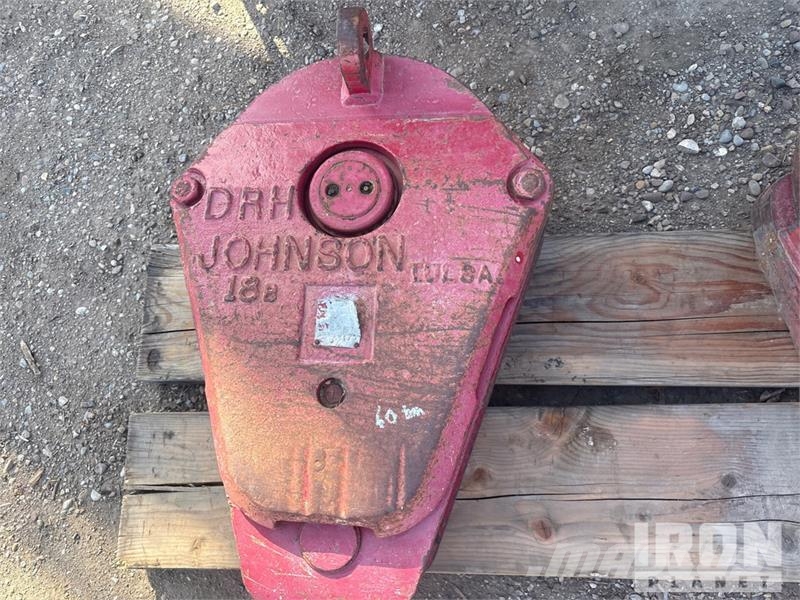 Johnson 18B 54 in 60 ton 3 Sheave Load Block Delovi i oprema za kran