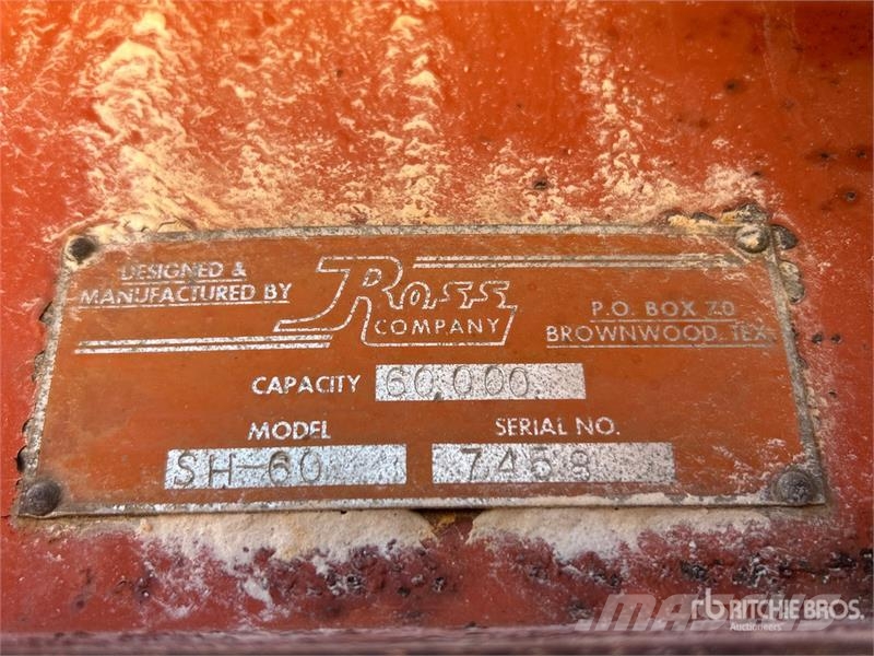 Johnson Ross SH-60 6 ft x 12 ft Aggregate Feeder 其他