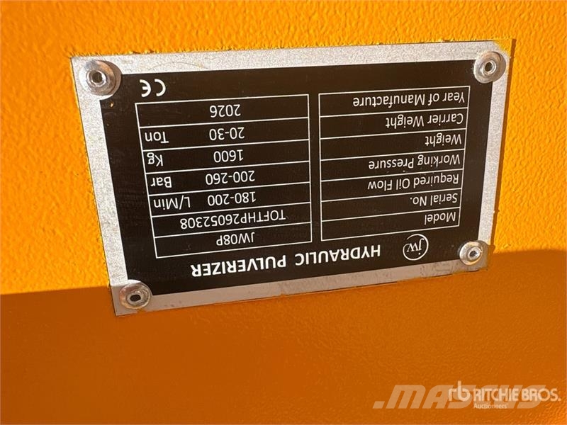 JW 08P 18 in Demolition Pulverizer - Fits Cat 320 Celtniecības drupinātāji